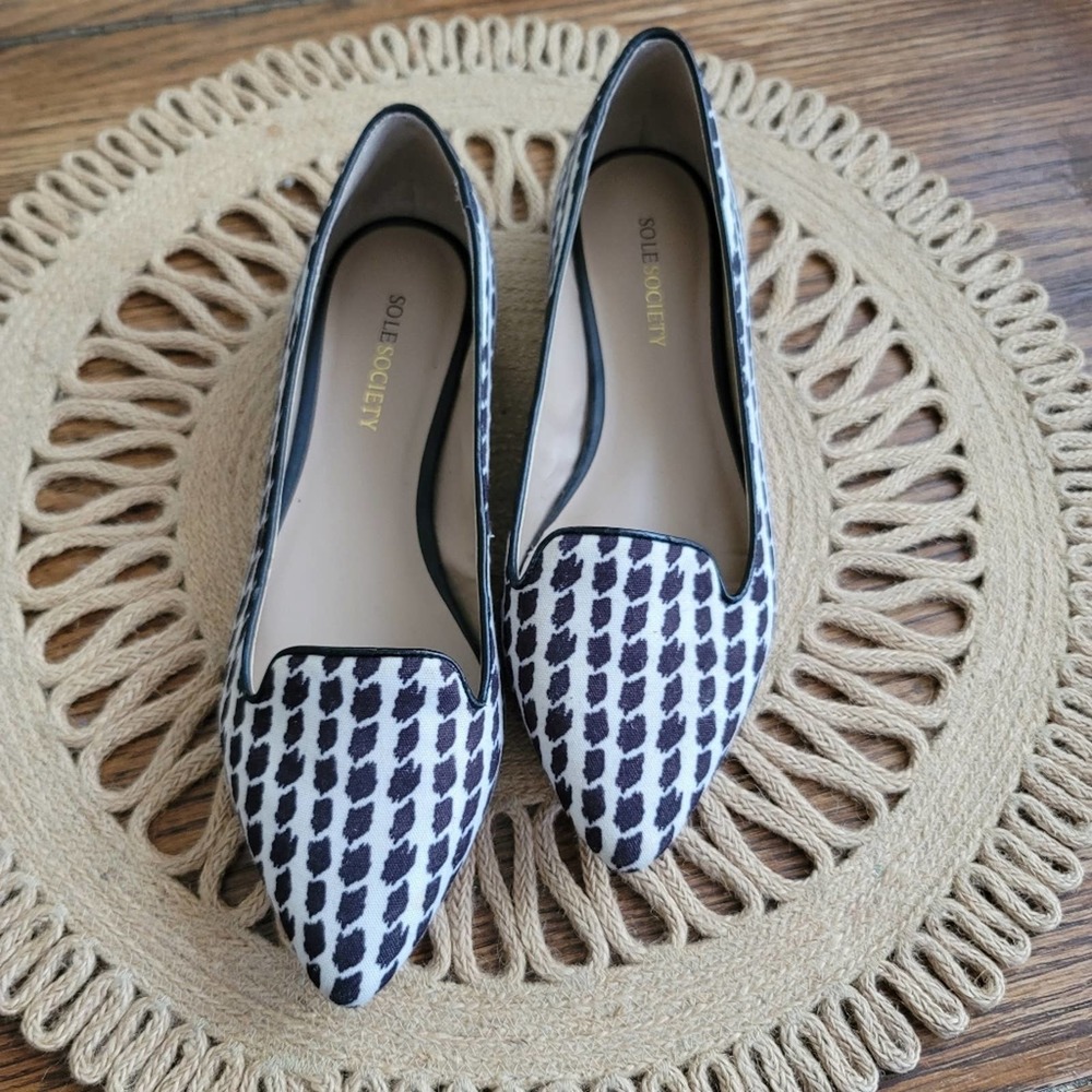 SOLE SOCIATY Harla Ballet Flat Loafers Size 6